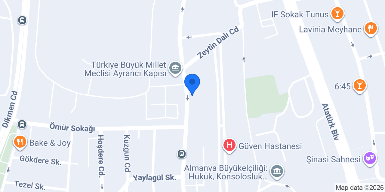 Çillim Optik konumu
