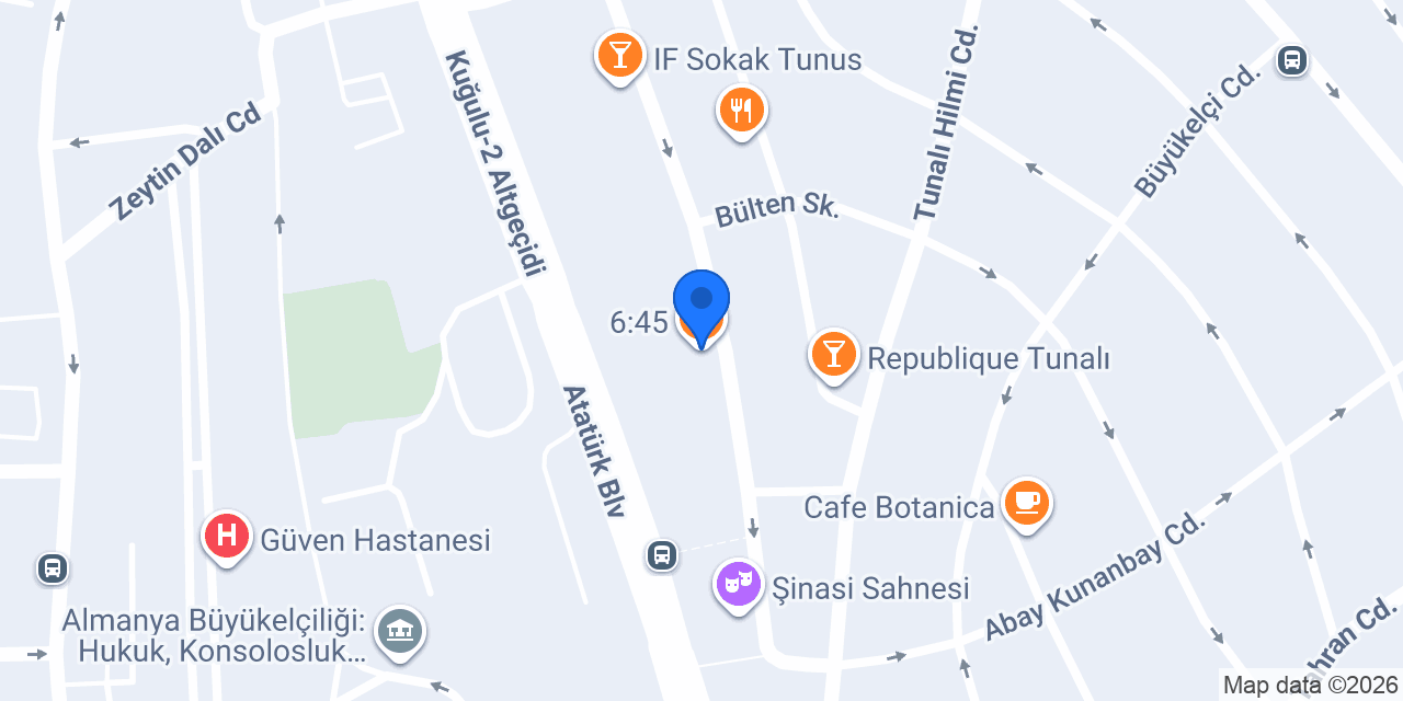 6:45 konumu