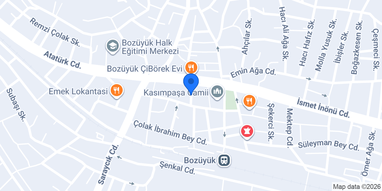 Bozüyük Uncu Otel konumu