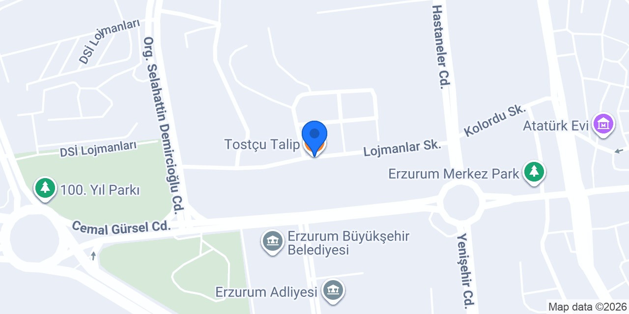 Tostçu Talip konumu