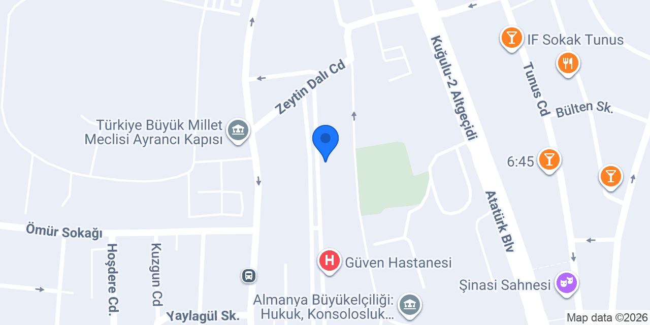 Unica ekşimaya pizza konumu
