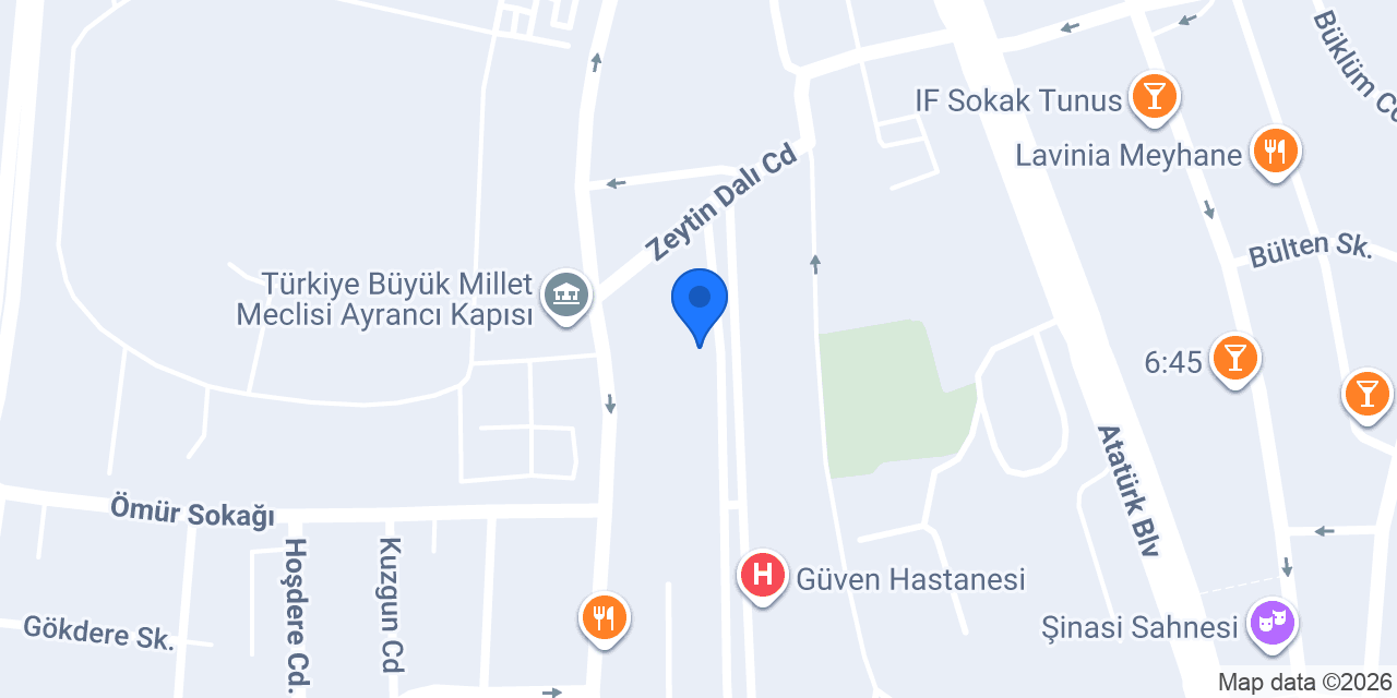 CURE Veteriner Kliniği konumu