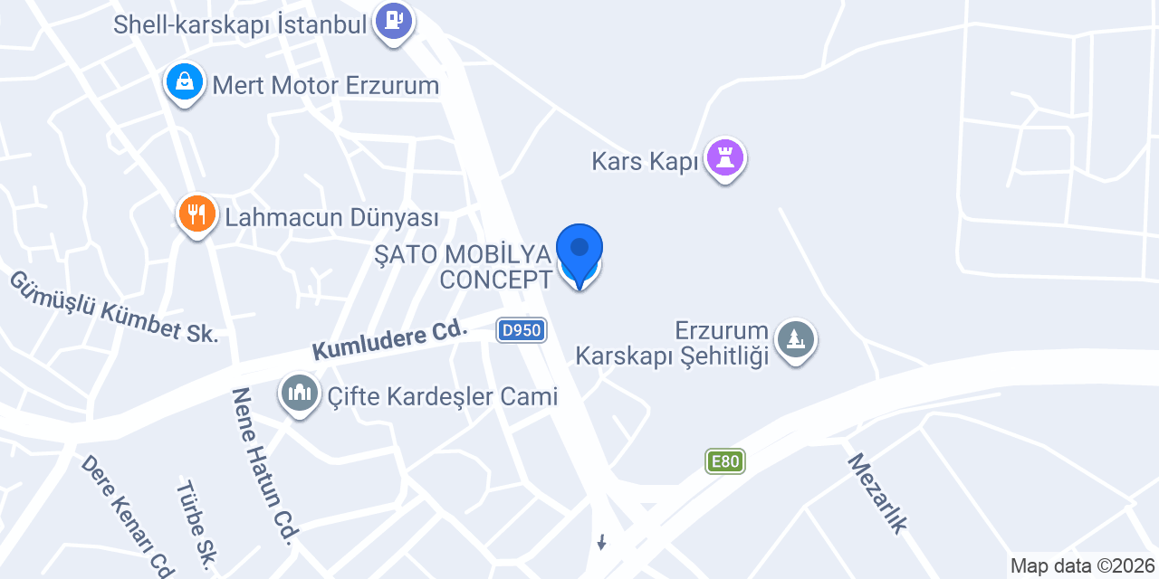 ŞATO MOBİLYA CONCEPT konumu