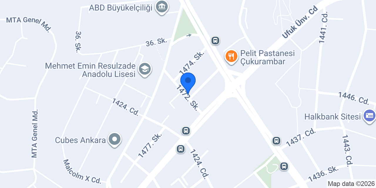 Beştepe Vize Merkezi konumu