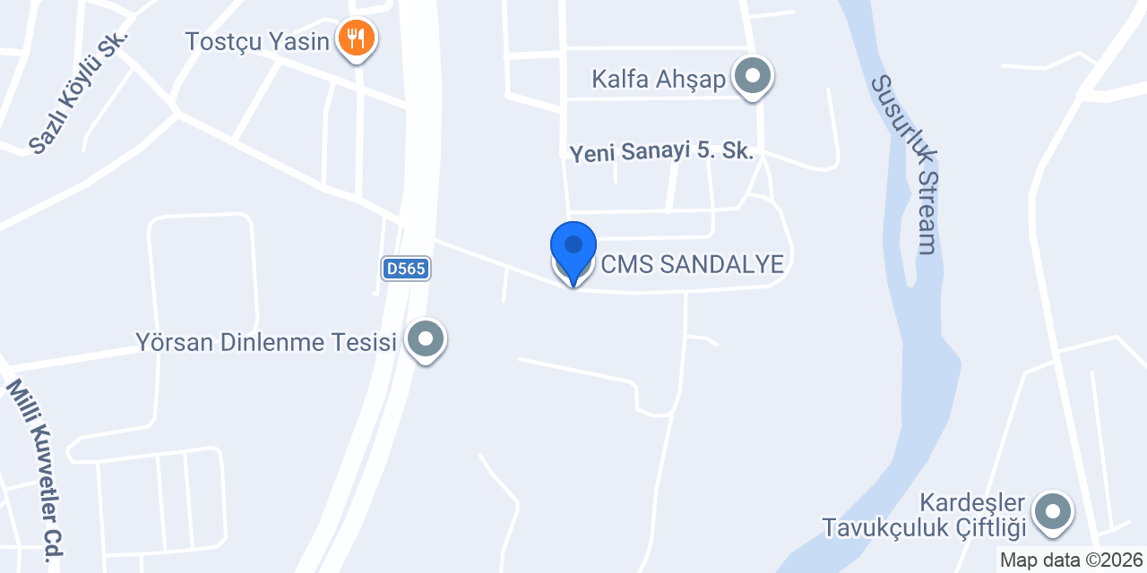 CMS SANDALYE konumu