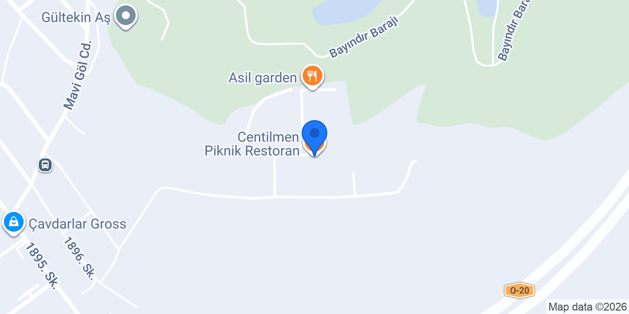 Centilmen Piknik Restoran konumu