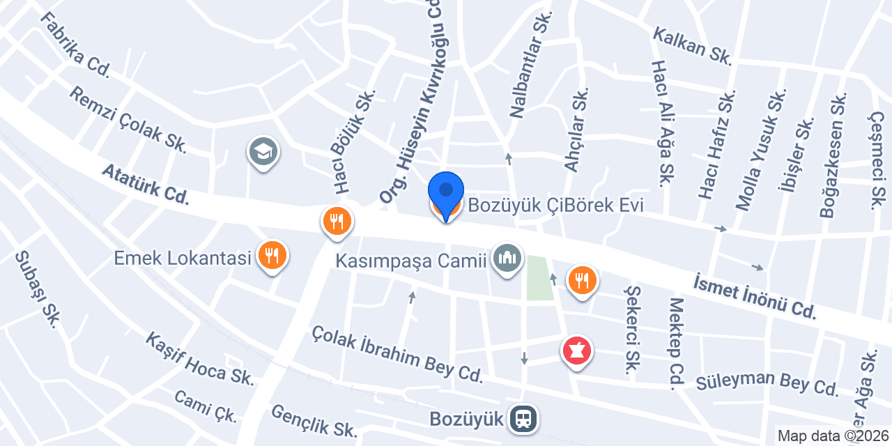 LİDER EMLAK - BOZÜYÜK konumu