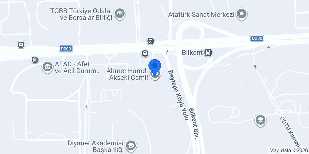 TDV Ahmet Hamdi Akseki Kitap Kahve konumu
