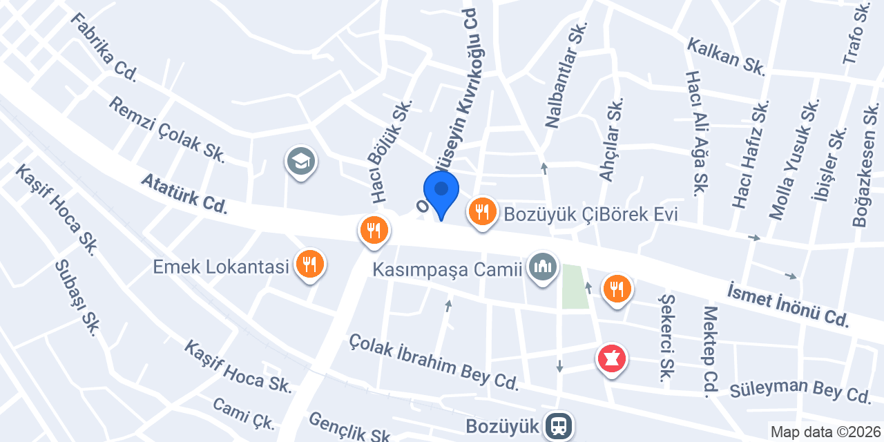 Bozüyük Çilingir Gün Anahtar konumu