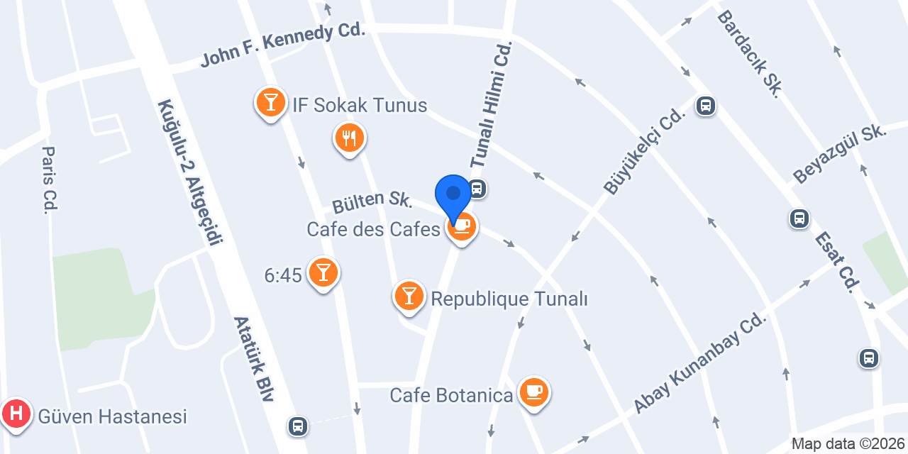 ING - Tunalı Hilmi Şubesi konumu