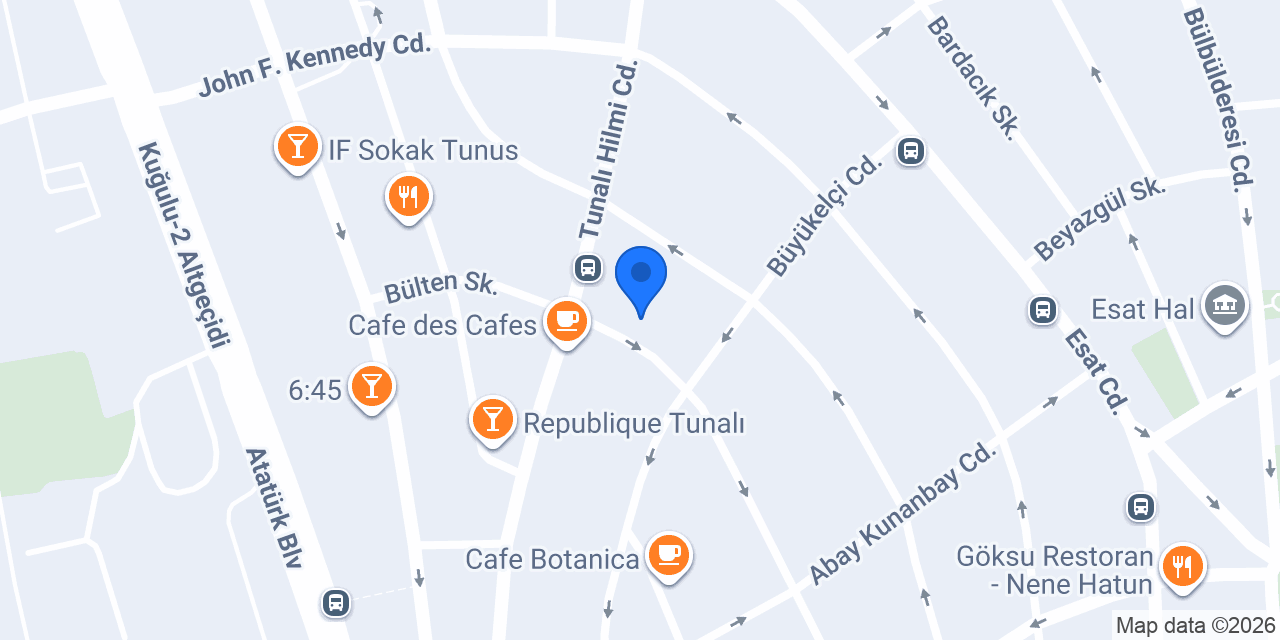 DUBONNET Şarap Butik konumu