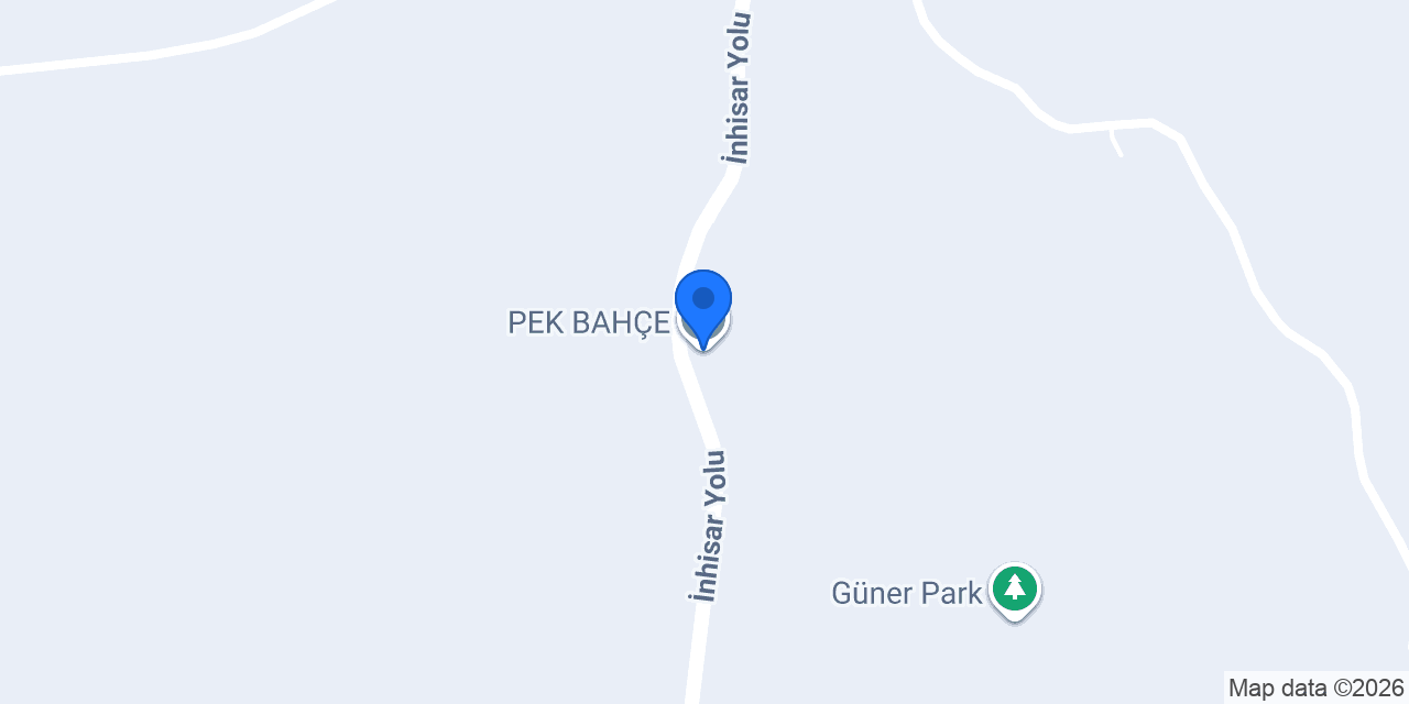 PEK BAHÇE konumu