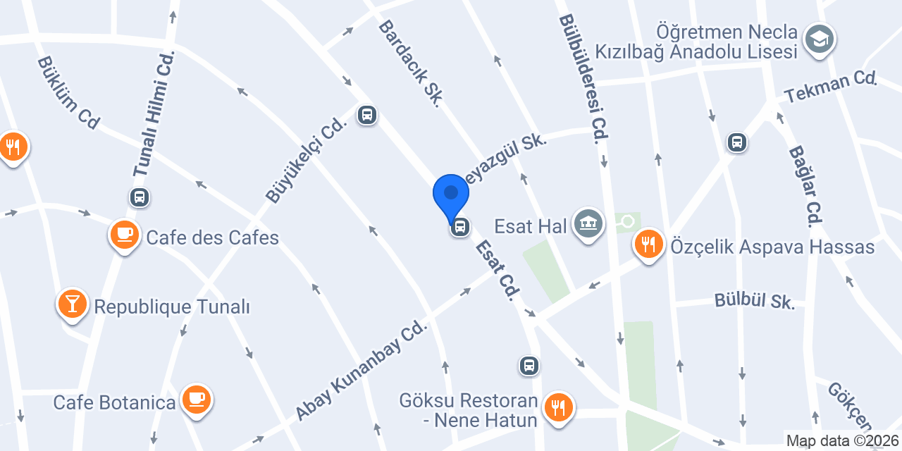 Çetin Yapı Market konumu