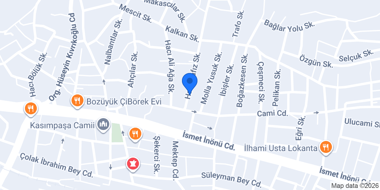 Fısıltı Cafe konumu