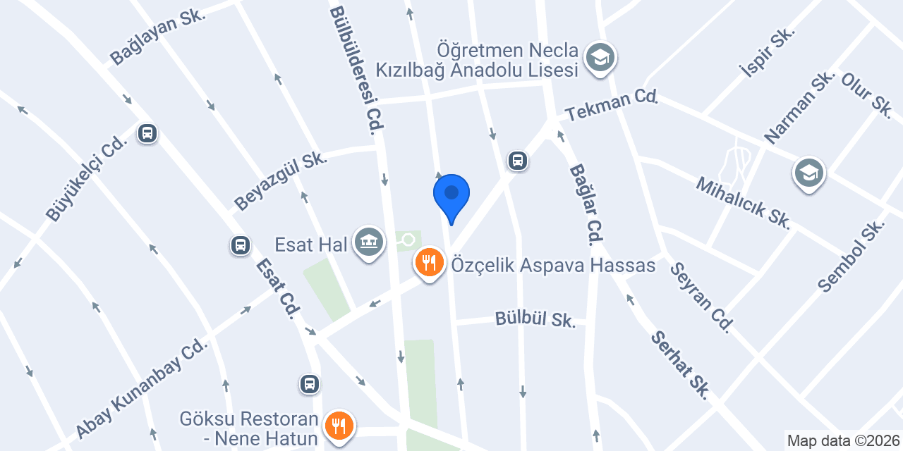 Hassas Taksi konumu