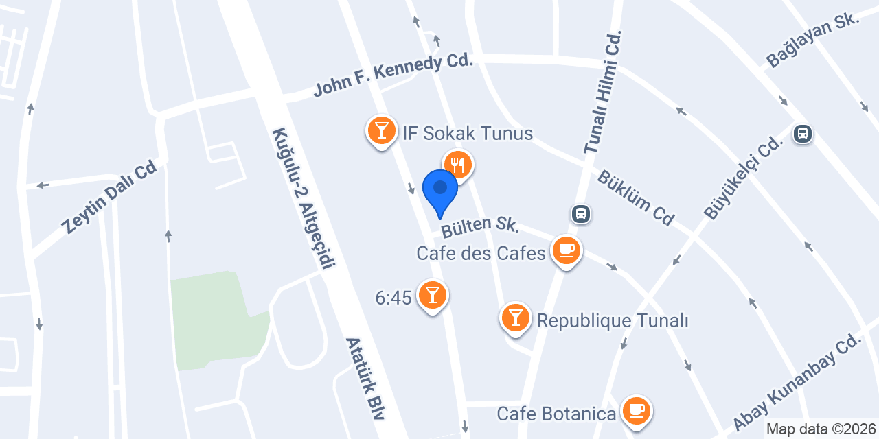 Coffee De Madrid Tunus konumu