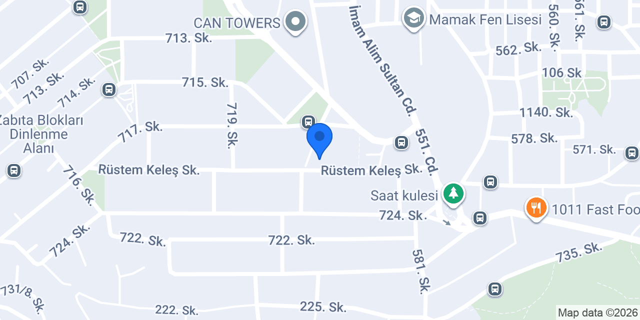Akdere Polis Merkezi Amirliği konumu