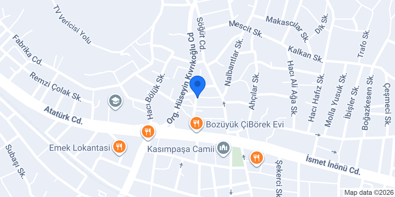 Defne İnşaat konumu