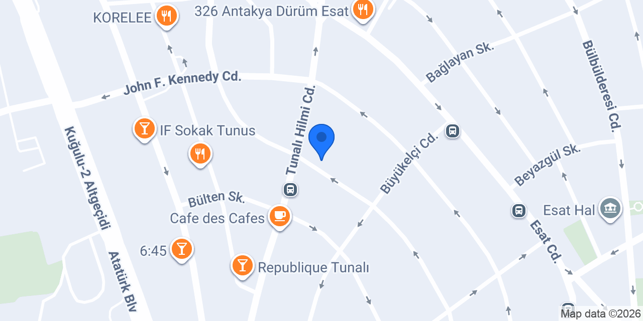 Op.Dr.B.Ünsal AVCIOĞLU konumu