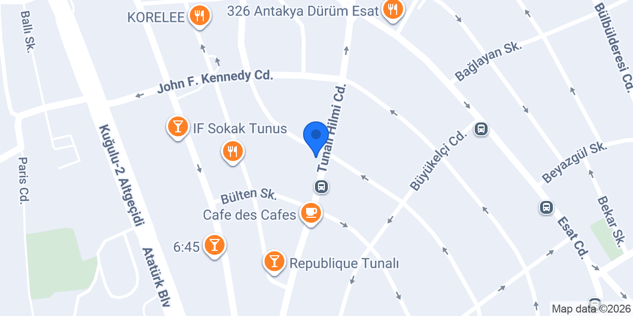 Derya Celik Pilates Studio konumu