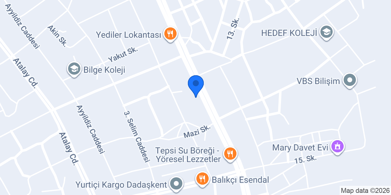 Biberzade Kaftancıoğlu Dadaşkent-Bulvar konumu