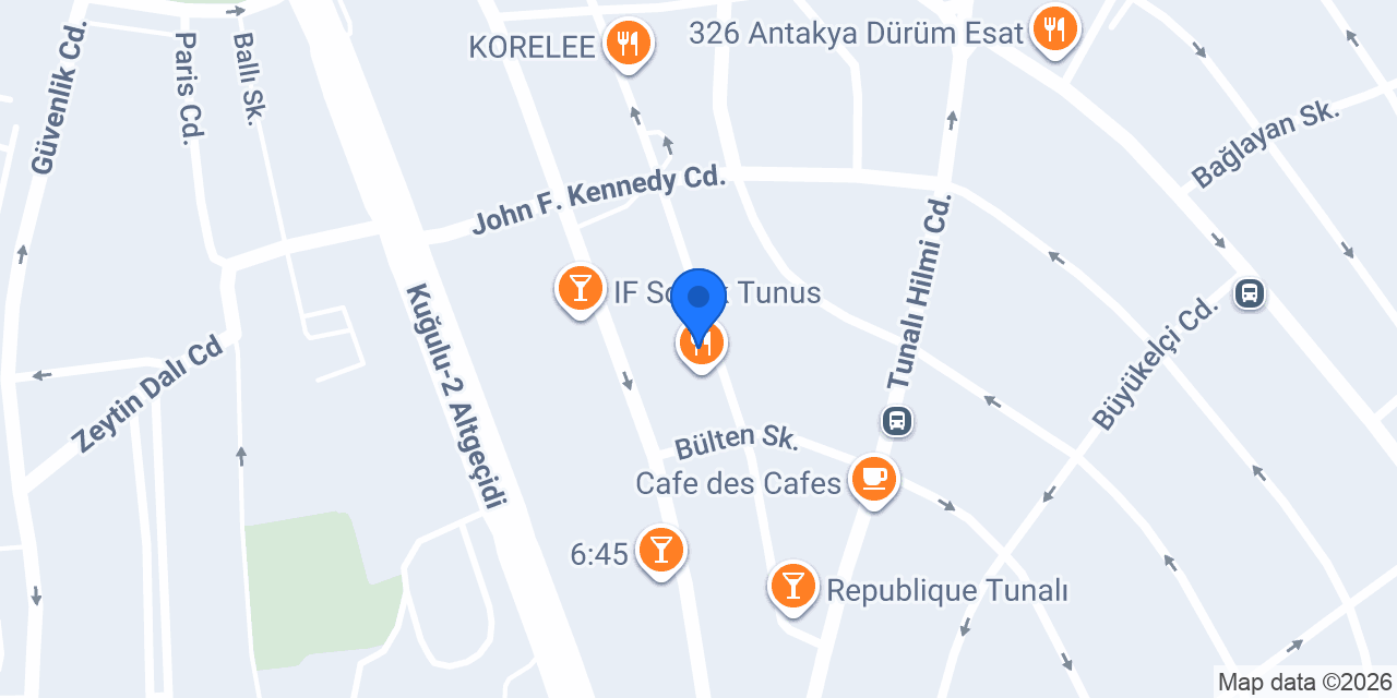 Seven Deep Hotel Ankara konumu