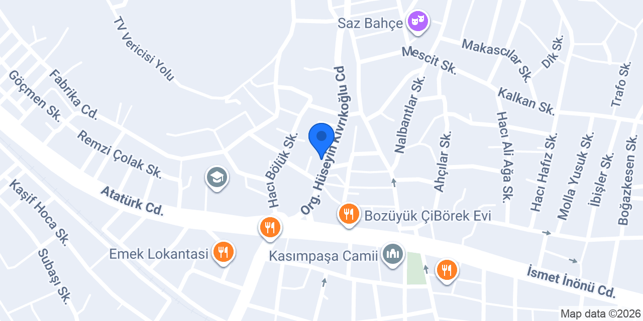 Tül_Sev Teknik konumu