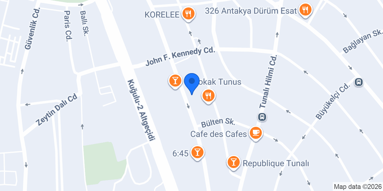 Tav Rent a Car konumu