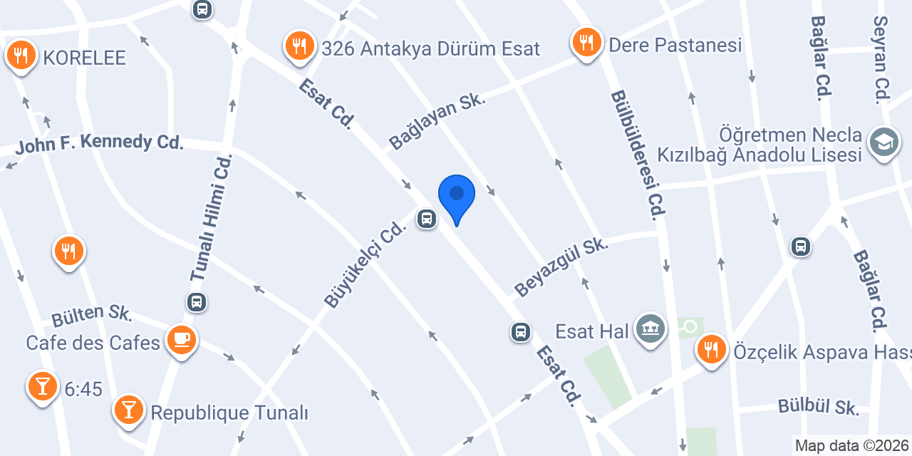 Vestel Ankara Çankaya Esat Caddesi Yetkili Satış Mağazası - GÜNEŞ GRUP TEKNOLOJİ konumu