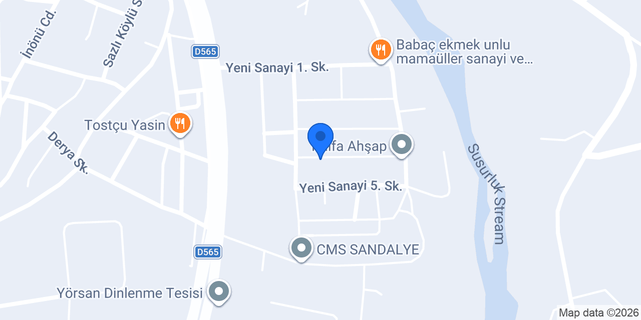 Görsan Masa Sandalye konumu