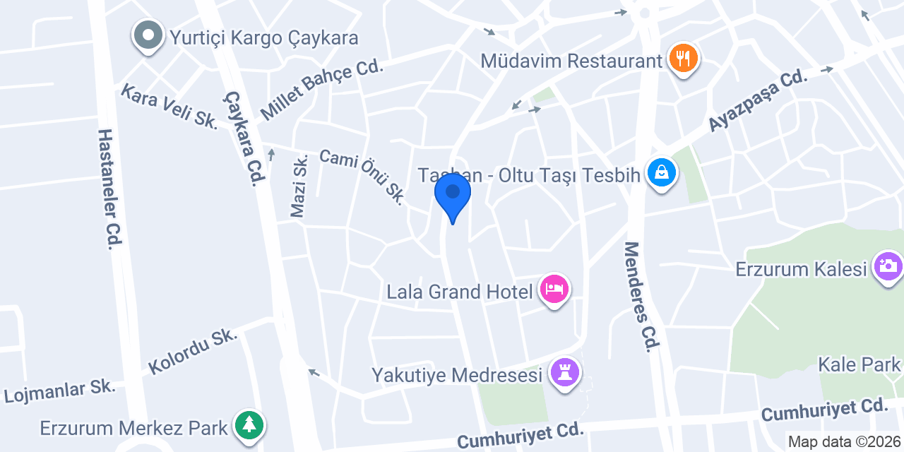 Hastane Clup Bar konumu