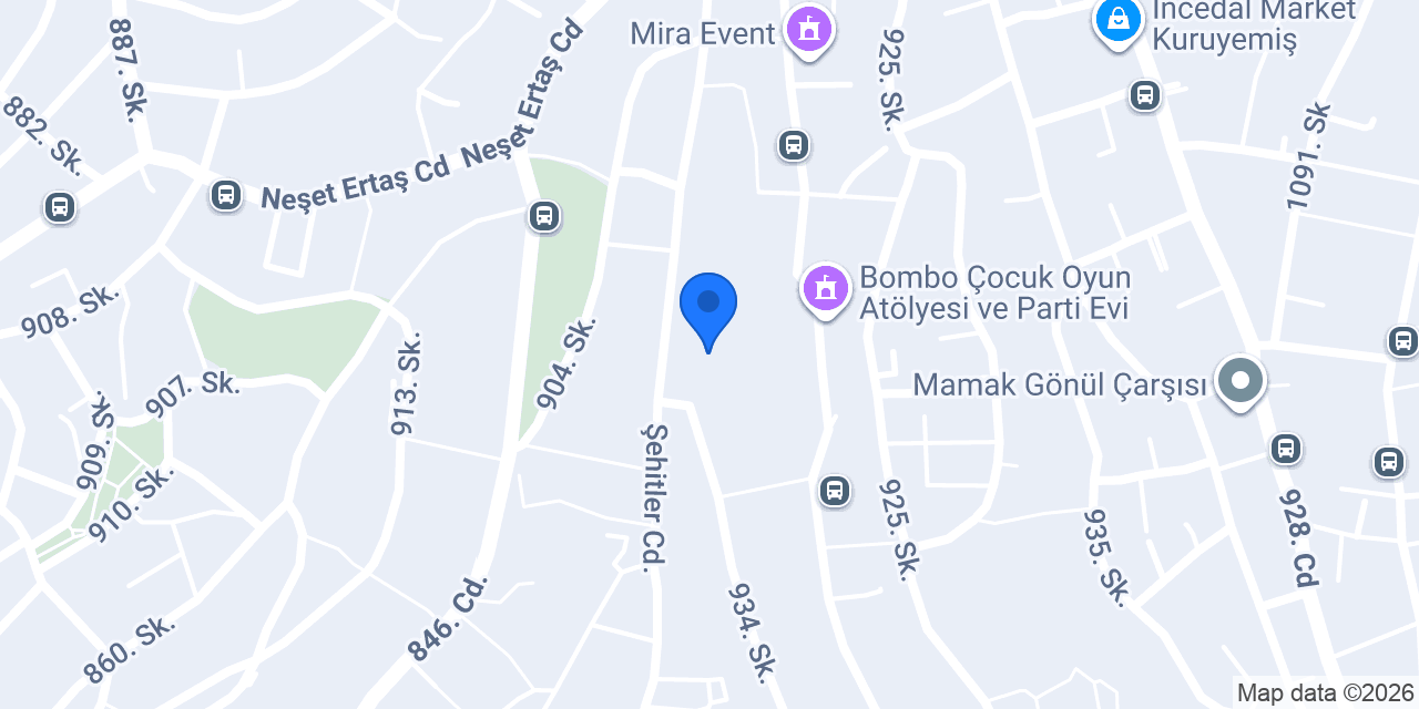 Buket Perde konumu