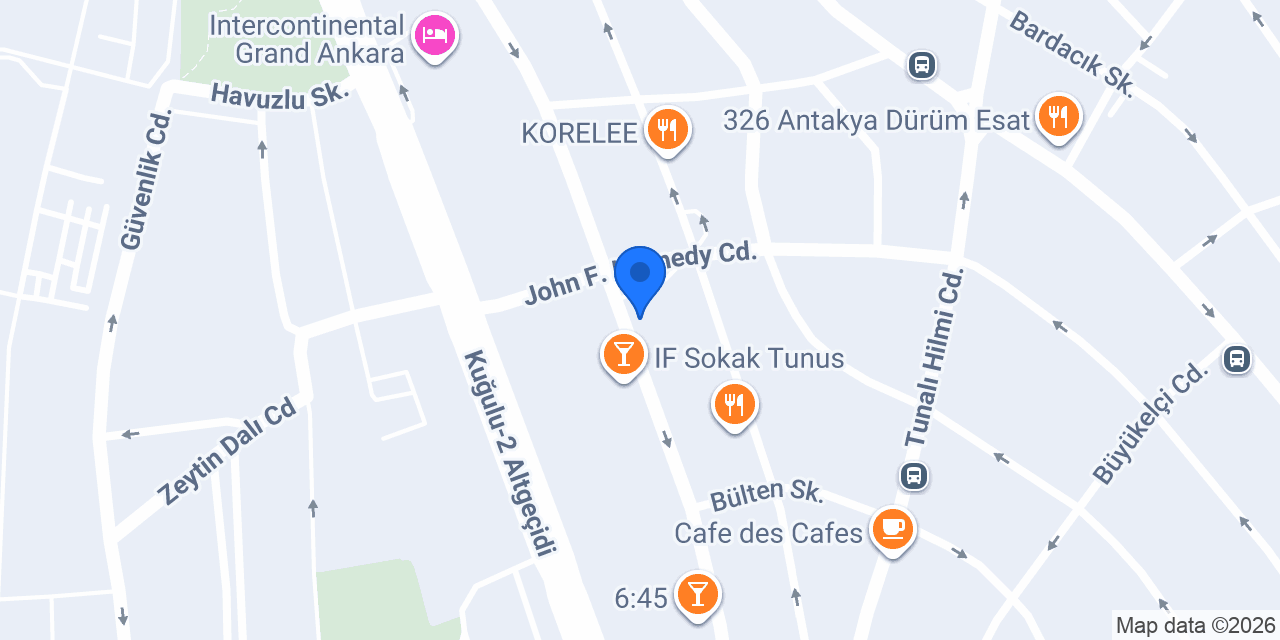 TUNUS ISLAK HAMBURGER konumu