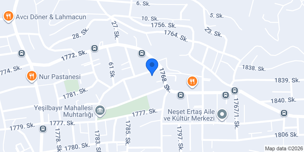 Uluyol Cam Balkon konumu