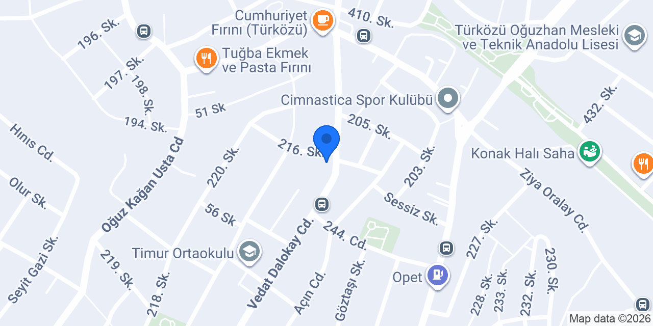 AKGÜL Teknik konumu