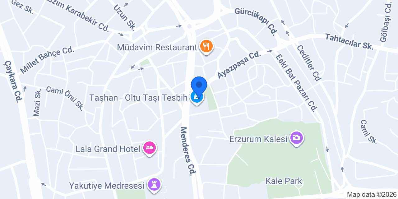 Ertaş Tesbih & Takı konumu