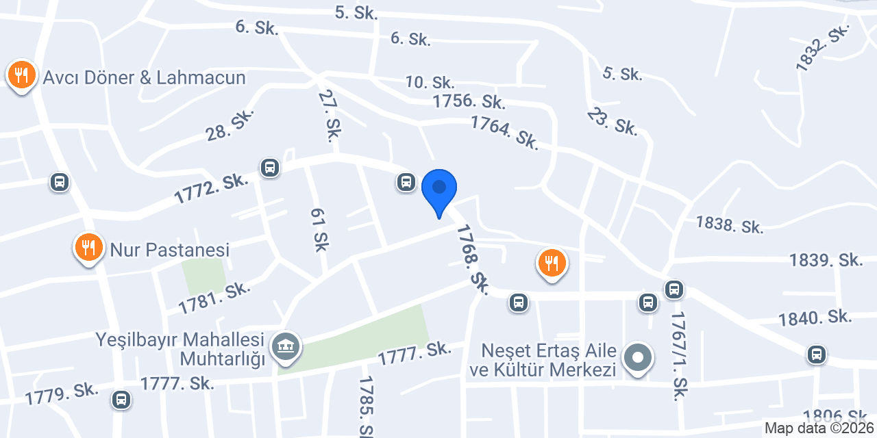 A1 Süpermarket konumu