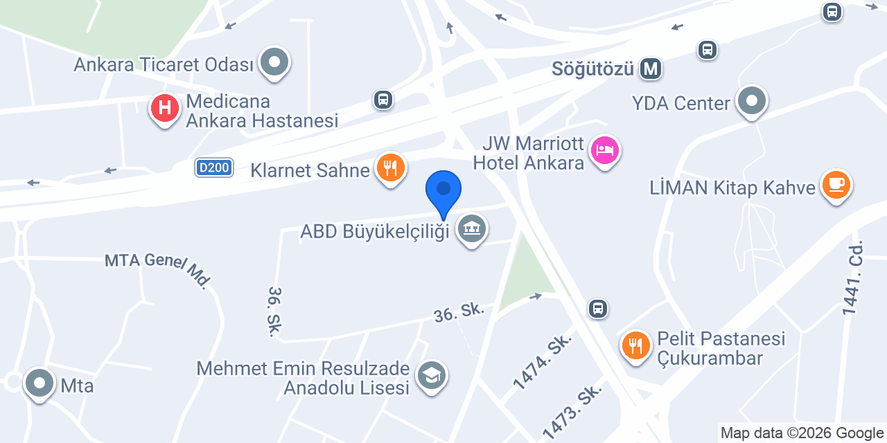 Ankara İç Mimarlık konumu