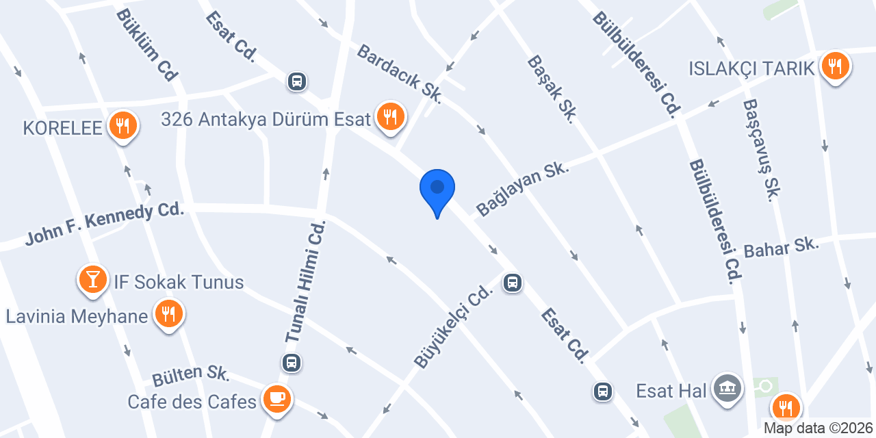 Akbank Küçükesat/Ank. Şubesi konumu
