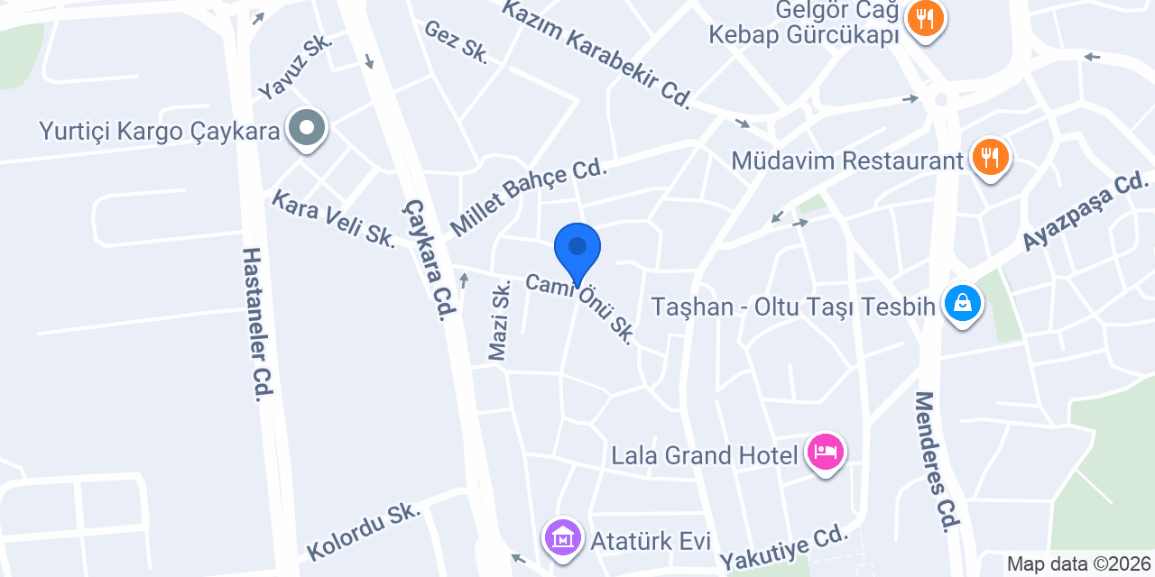 U UZUNLAR konumu