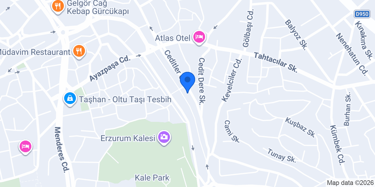 Akademi Dadaş Kuyumcusu konumu