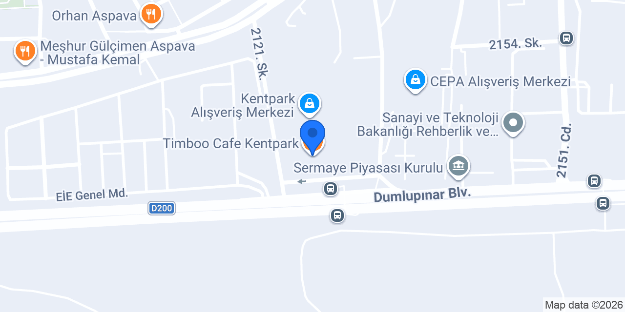 Timboo Cafe Kentpark konumu
