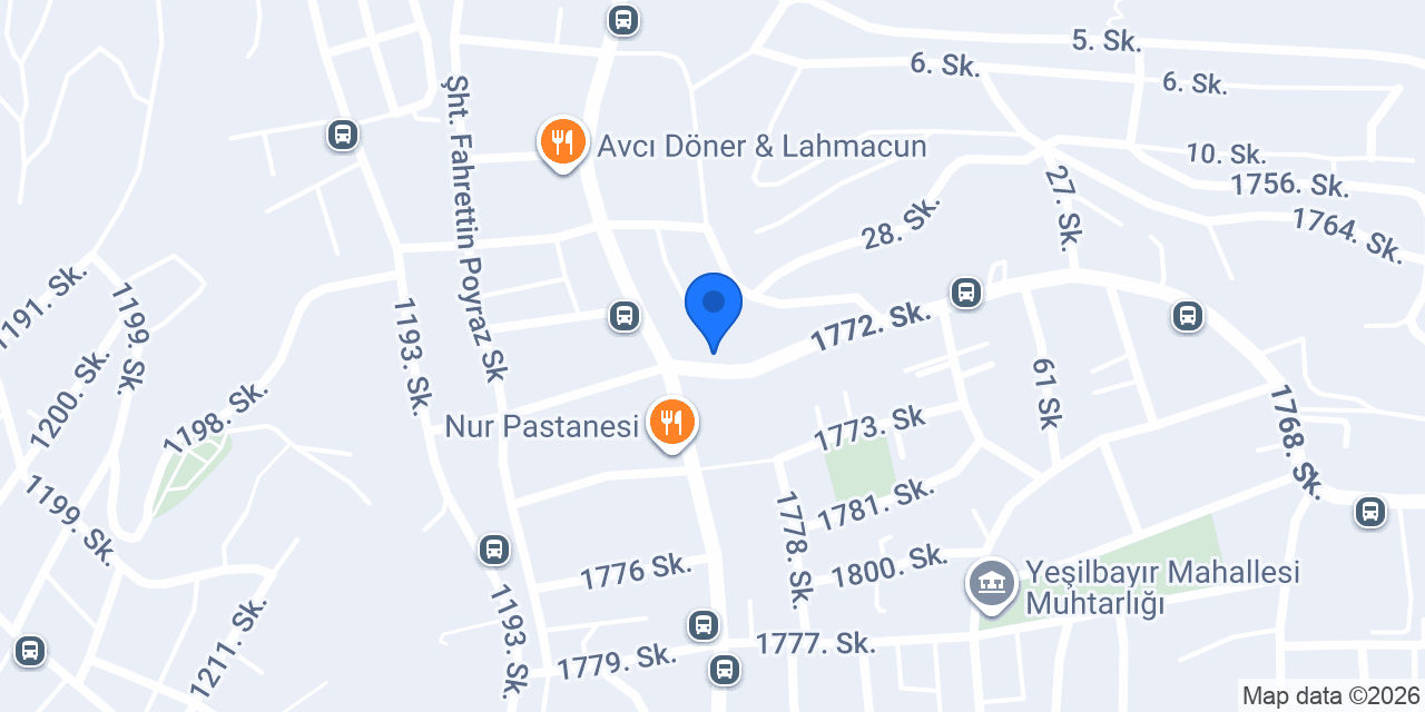 Yeşilbayır Final VIP Kurs konumu