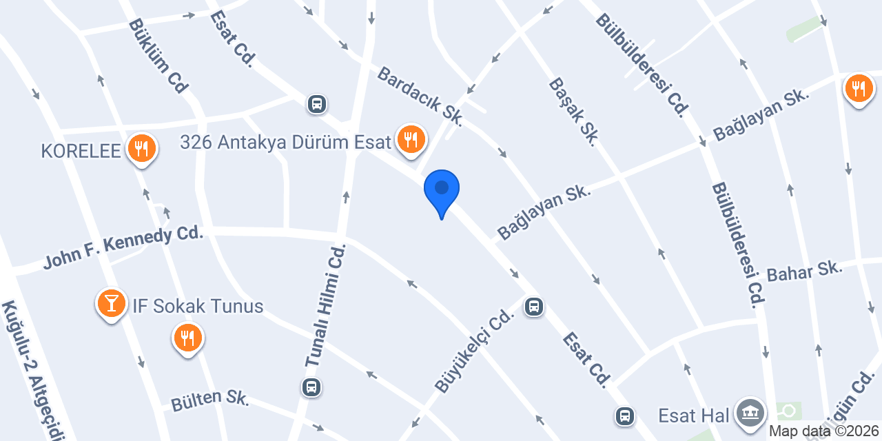Halkbank Küçükesat Şubesi konumu