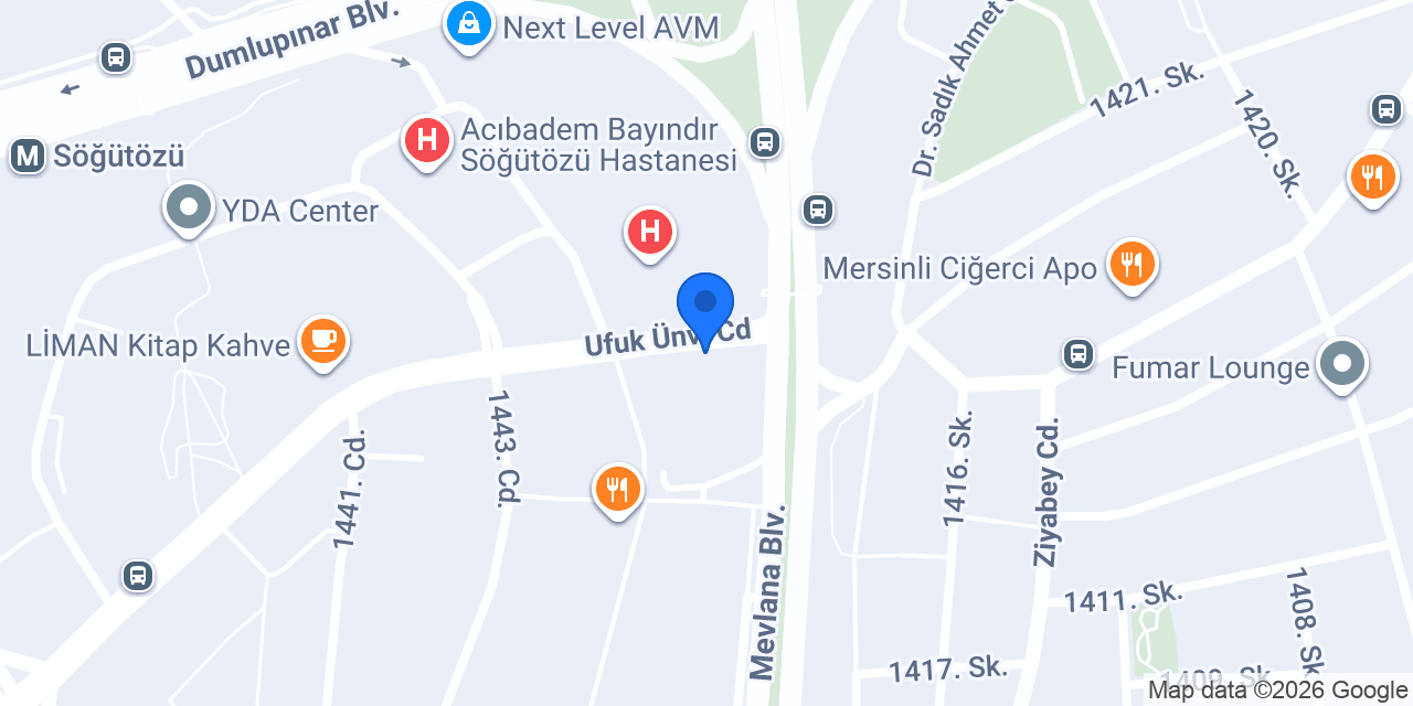 TEB Çukurambar Şubesi konumu