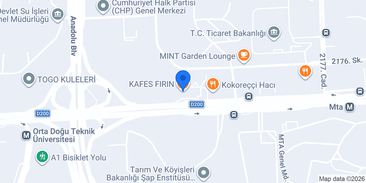 KAFES FIRIN konumu