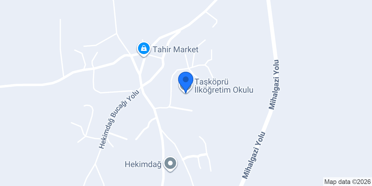 Taşköprü İlköğretim Okulu konumu