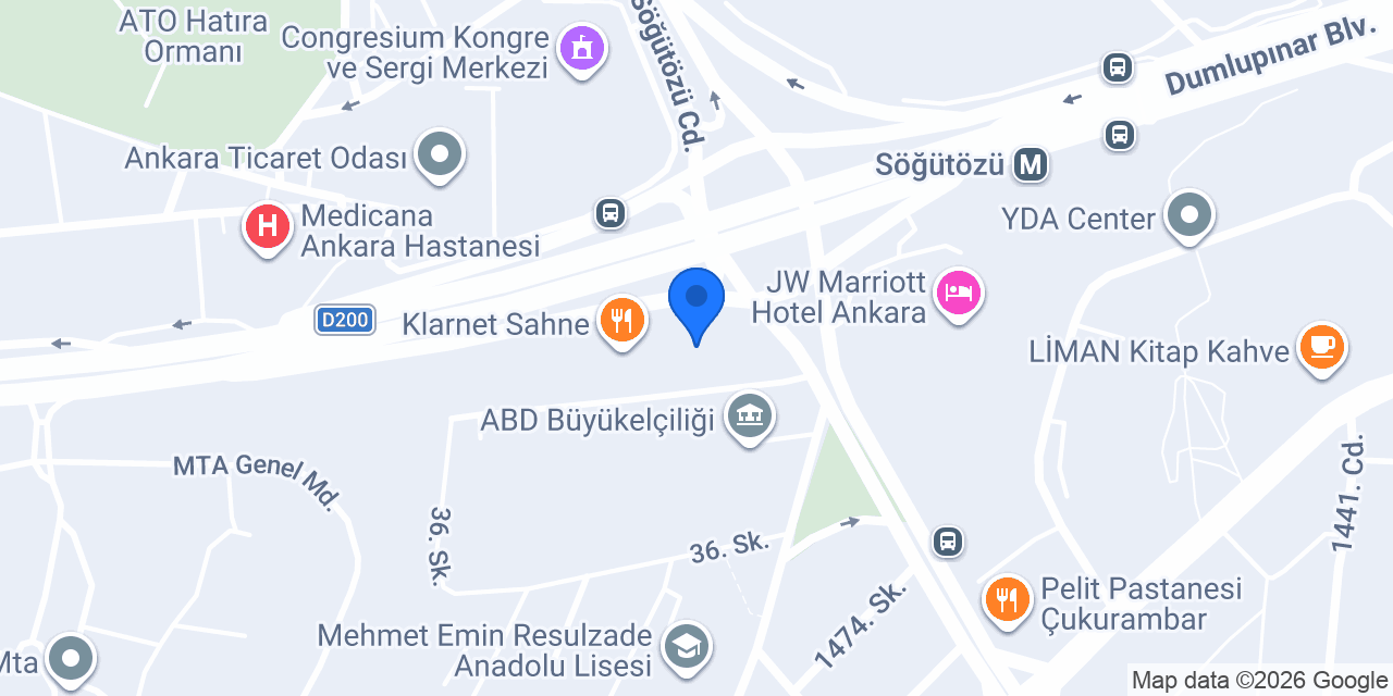 Çankaya Arabuluculuk Merkezi konumu