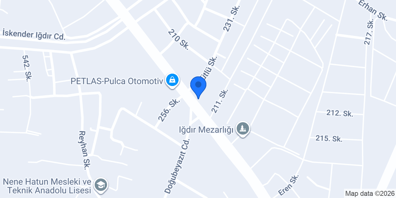 Pilot Garage Iğdır Oto Ekspertiz konumu