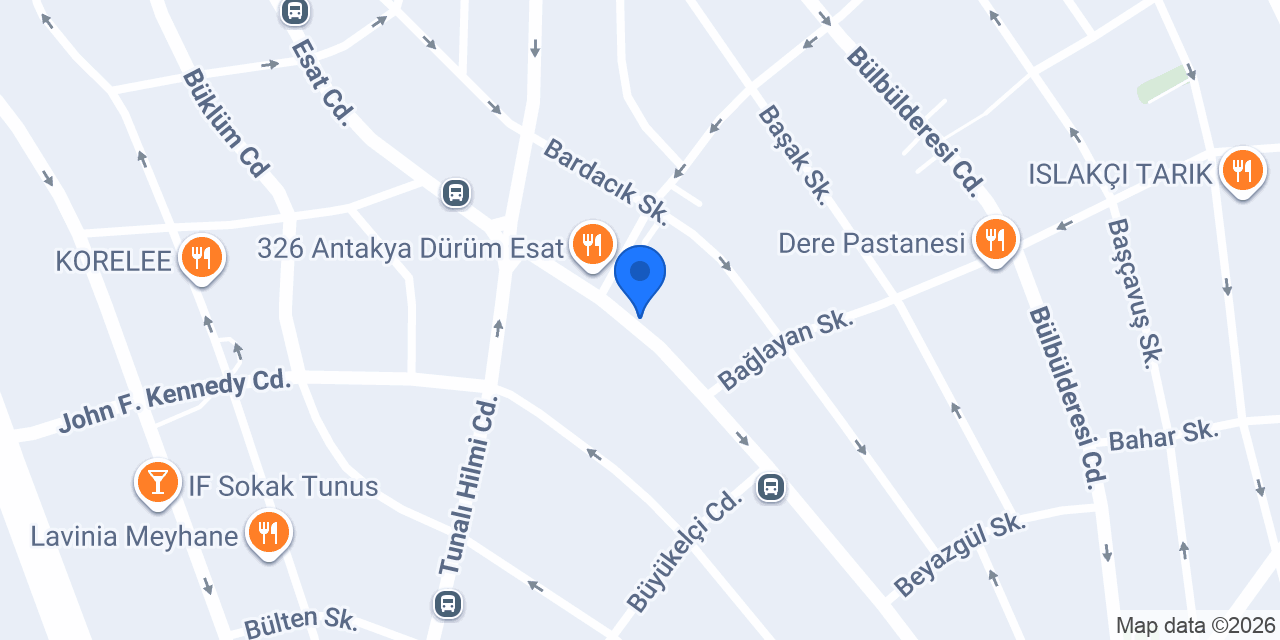 Yastık Merkezi konumu